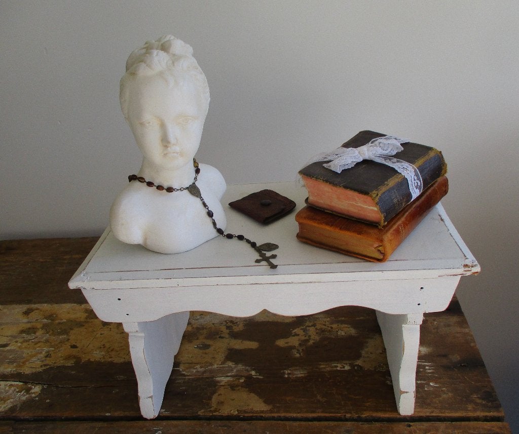 brocante borstbeeldje gezicht vrouw, Ophalen of Verzenden
