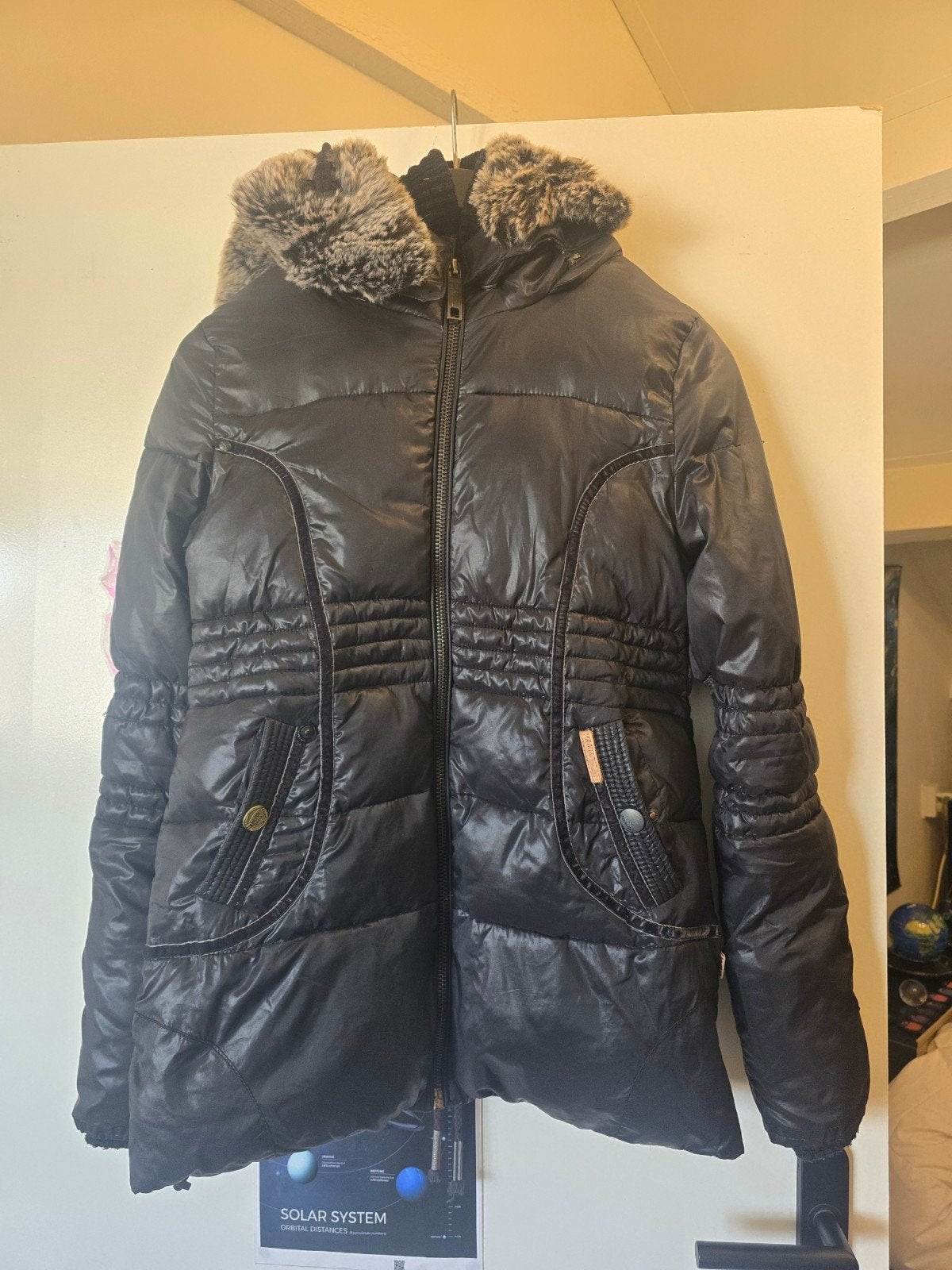 Khujo winterjas met binnenjas - zeer warm - Maat M, Kleding | Dames, Zwart, Khujo, Gedragen, Ophalen