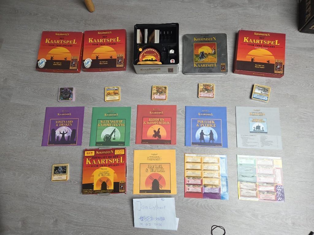 UNIEKE COLLECTIE: Catan Kaartspel (Klassiek & Nieuw), Ophalen of Verzenden, Gebruikt