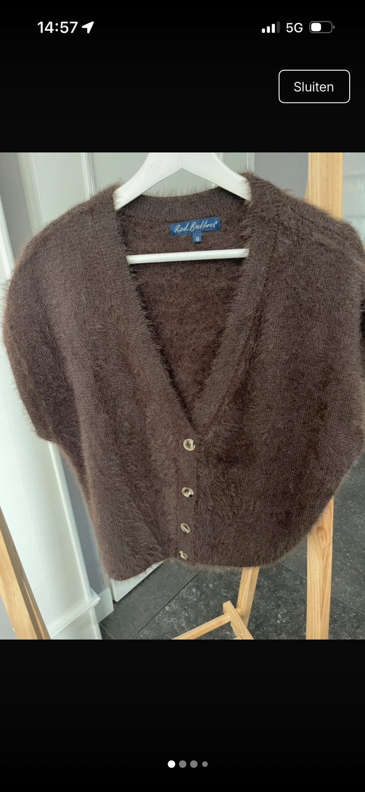 Nieuwe spencer red button m, Kleding | Dames, Bodywarmers, Ophalen of Verzenden, Nieuw, Maat 38/40 (M), Bruin