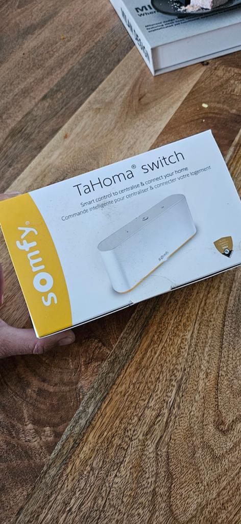 Somfy tahoma switch io rts nieuw, Ophalen, Minder dan 100 cm, Wit, Nieuw
