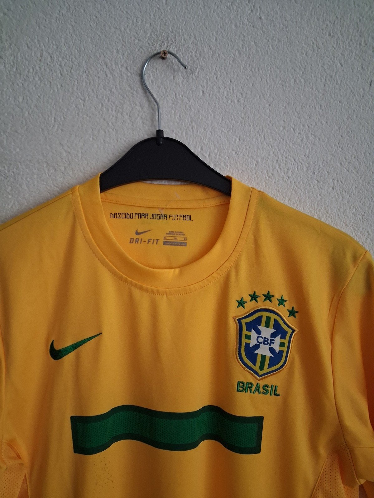 Nike Brazilië Thuisshirt XL - Geel, Sport en Fitness, Ophalen of Verzenden