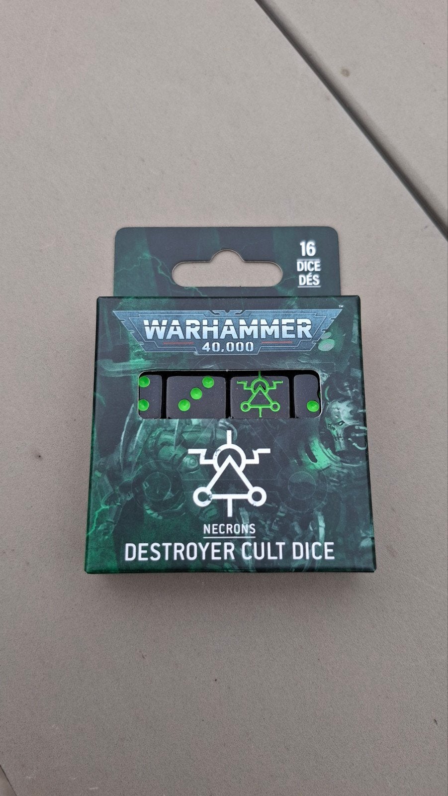 Warhammer necron dice dobbelstenen, Ophalen of Verzenden, Nieuw, Warhammer, Toebehoren