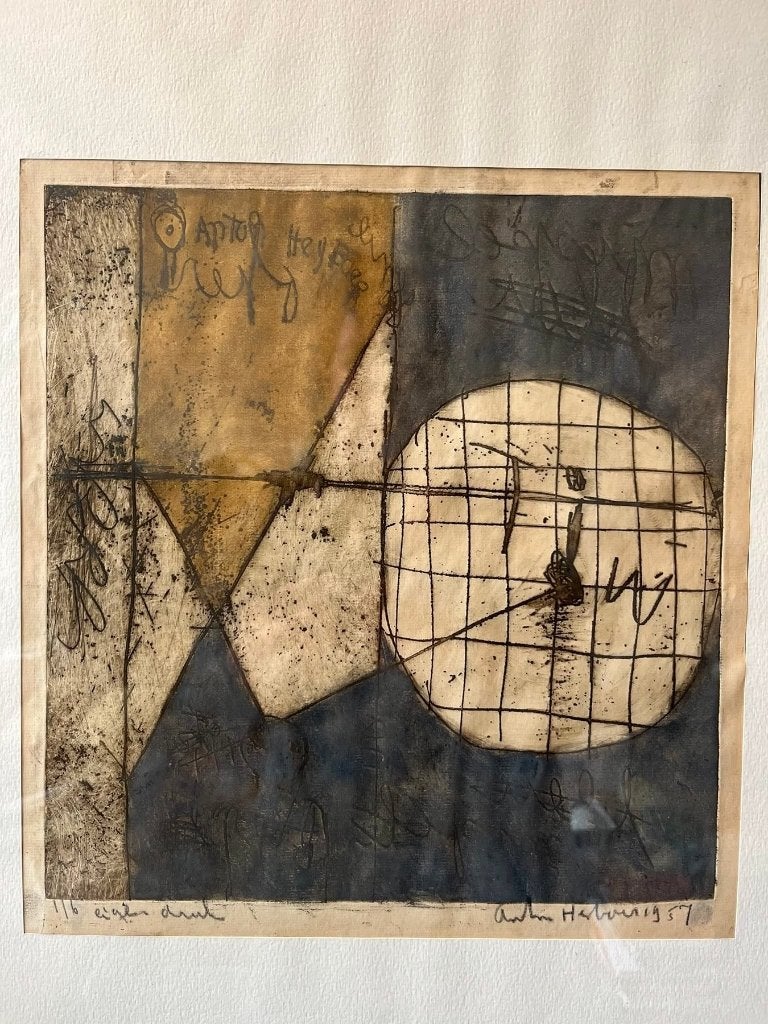 Te koop gevraagd ANTON HEYBOER etsen van voor 1970, Antiek en Kunst, Ophalen of Verzenden