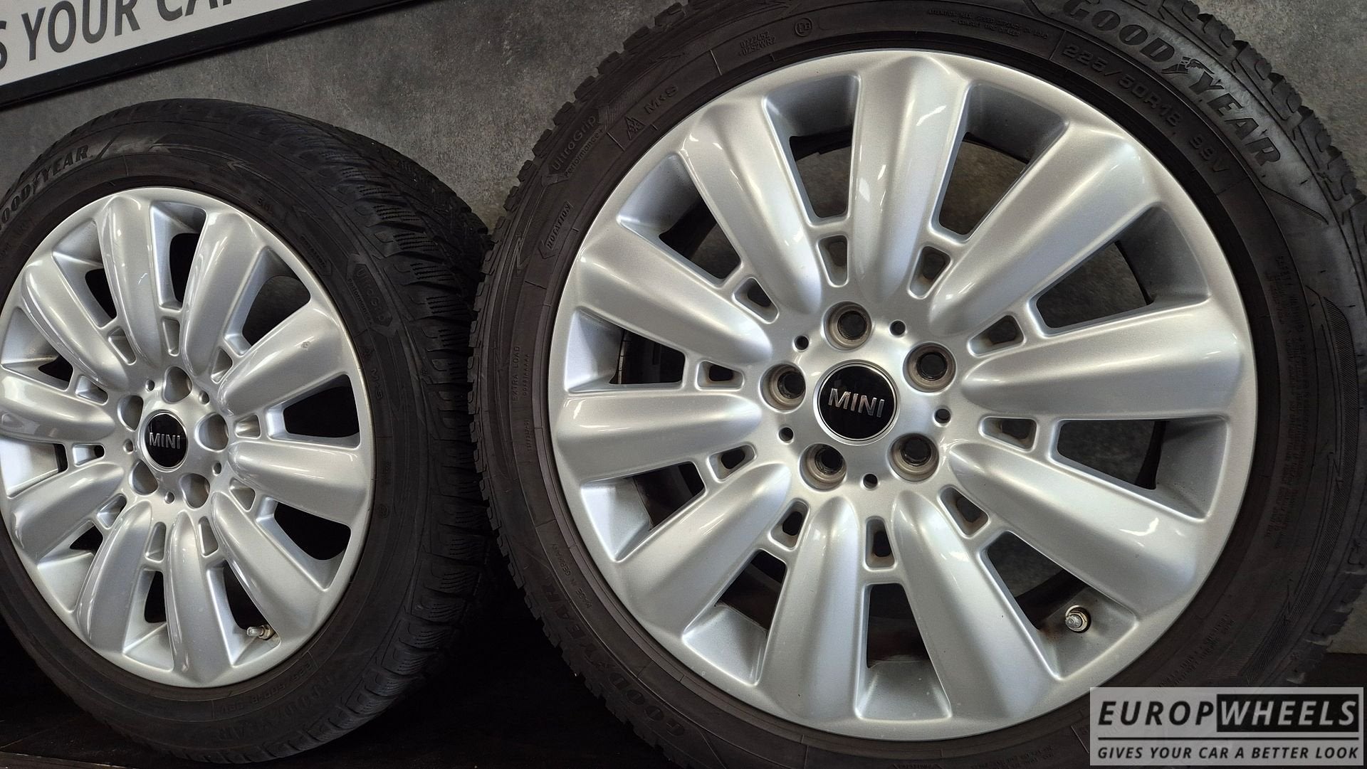17 inch JCW Star Spoke 531 winter velgen Mini Countryman F60, 18 inch, Gebruikt, -, -