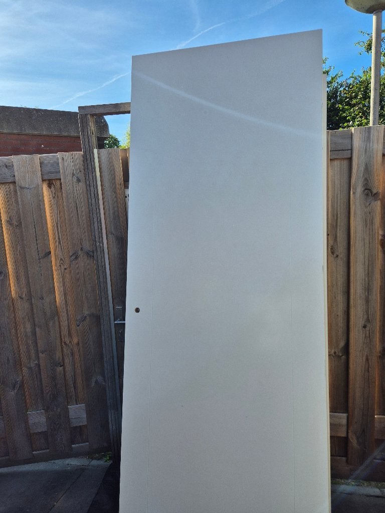 Svedex Elite opdekdeur 88 x 231,5 Alpine wit Rechts, Doe-het-zelf en Verbouw, Deuren en Horren, Ophalen, 80 tot 100 cm, 215 cm of meer