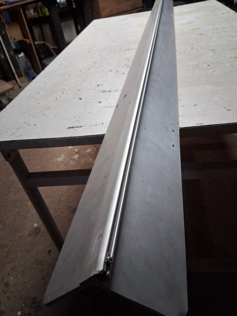 Aluminium L profiel, Doe-het-zelf en Verbouw, Ophalen, Gebruikt, Aluminium