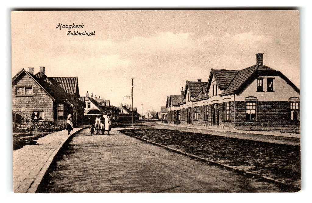 Hoogkerk, Zuidersingel, Verzenden, 1920 tot 1940, Gelopen, Groningen