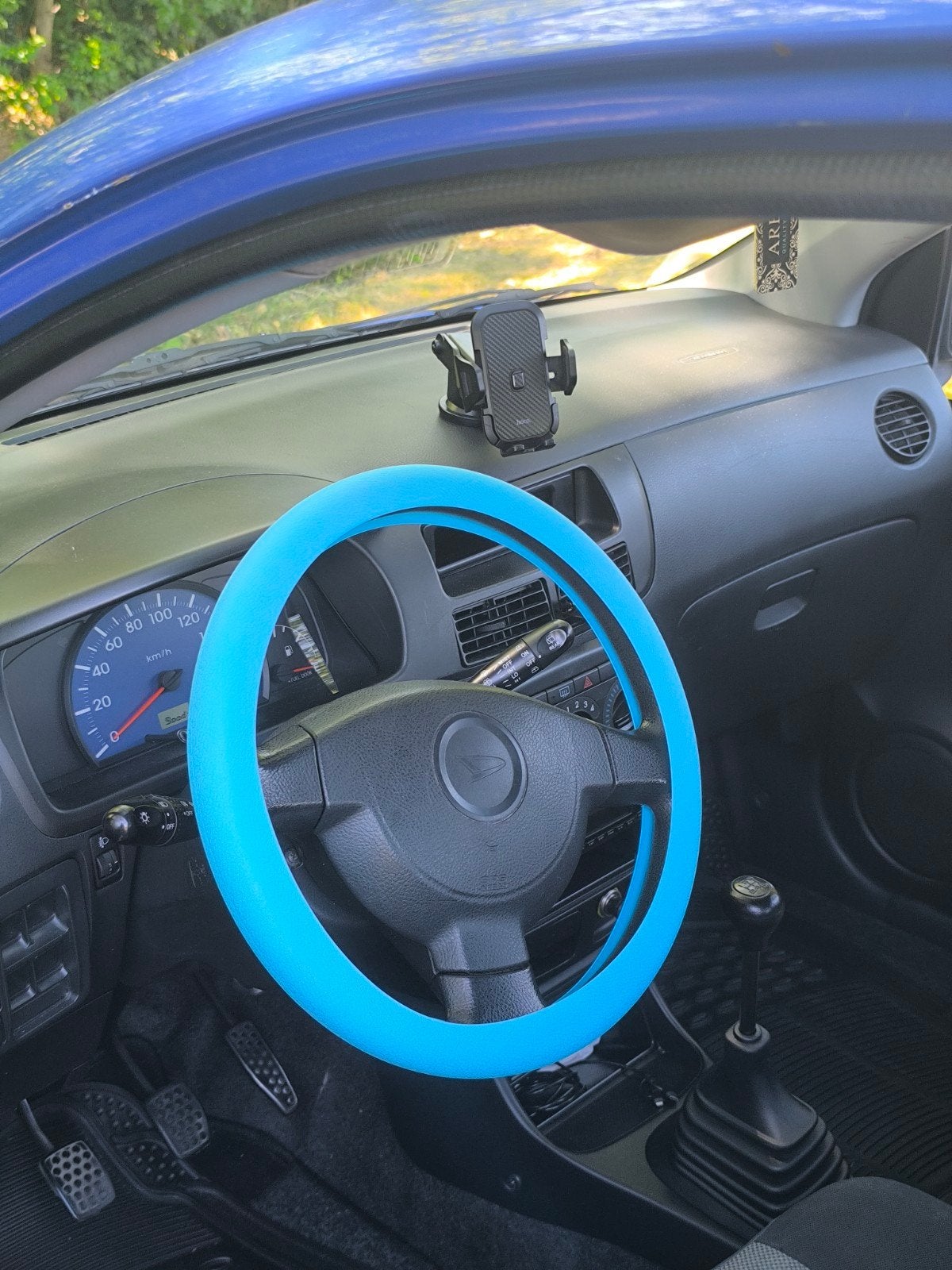 Blauwe stuurhoes voor auto, Ophalen of Verzenden, Gebruikt