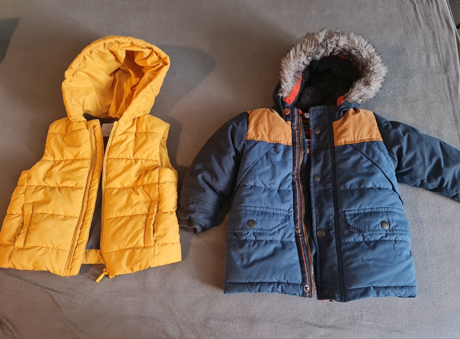 Winterjas Next en bodywarmer Zara maat 86, Gebruikt, Jongen of Meisje, Ophalen of Verzenden, Next