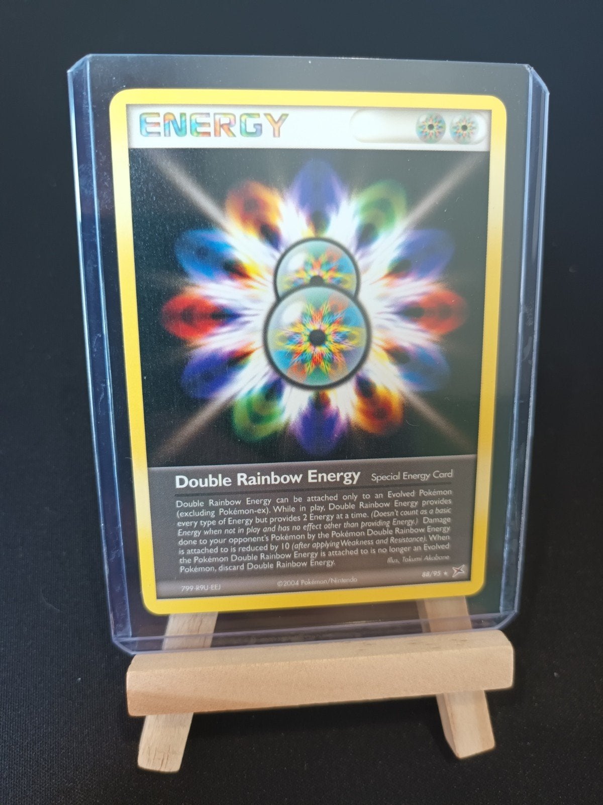 Pokémon Double Rainbow Energy 88/95 EX Emerald Vintage (NM), Ophalen of Verzenden, Zo goed als nieuw, Losse kaart