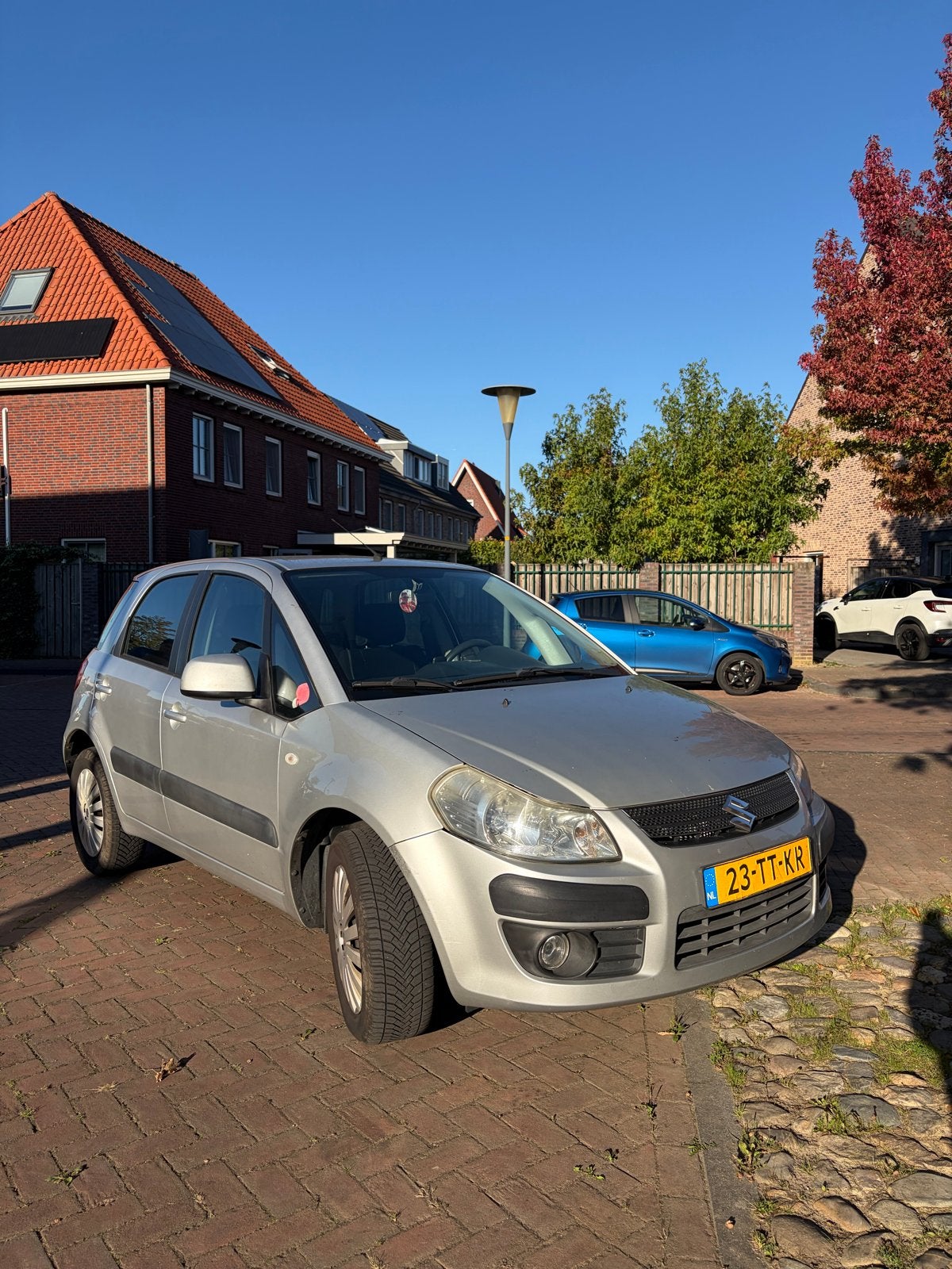 Mooie Suzuki SX4 Automaat – 2007 CARPLAY-AIRCO-5DRS, Auto's, 4 cilinders, 49 €/maand, Origineel Nederlands, 1200 kg