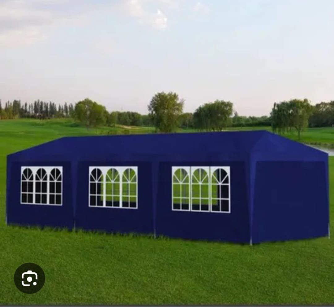 VidaXL grote partytent 3x9m met zijwanden, Tuin en Terras, Partytenten, Ophalen, Partytent, Minder dan 4 meter, Zo goed als nieuw