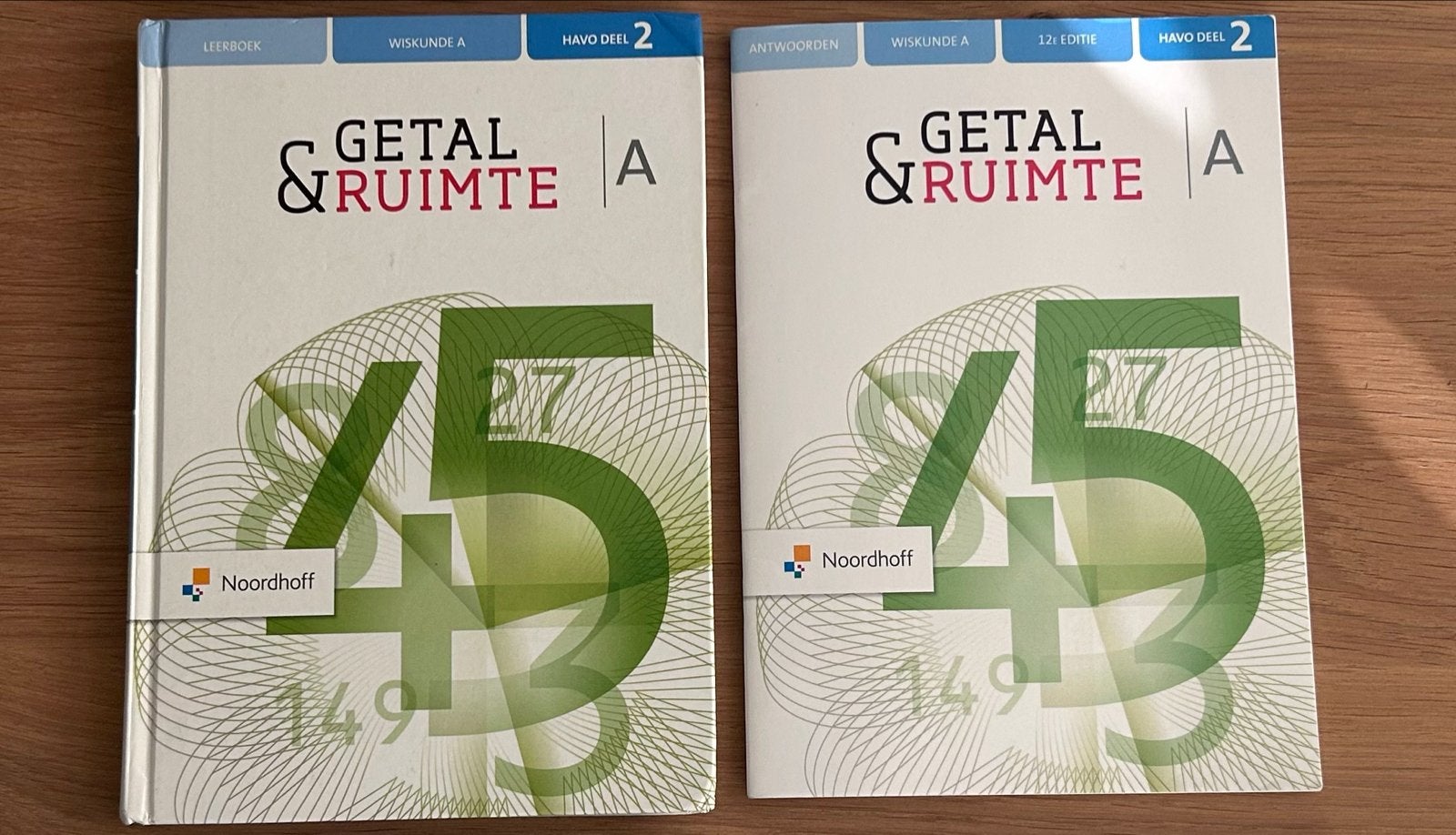 Getal & Ruimte Wiskunde A HAVO deel 2 (Leerboek & Antwoorden, Ophalen of Verzenden, Zo goed als nieuw, HAVO, Wiskunde A