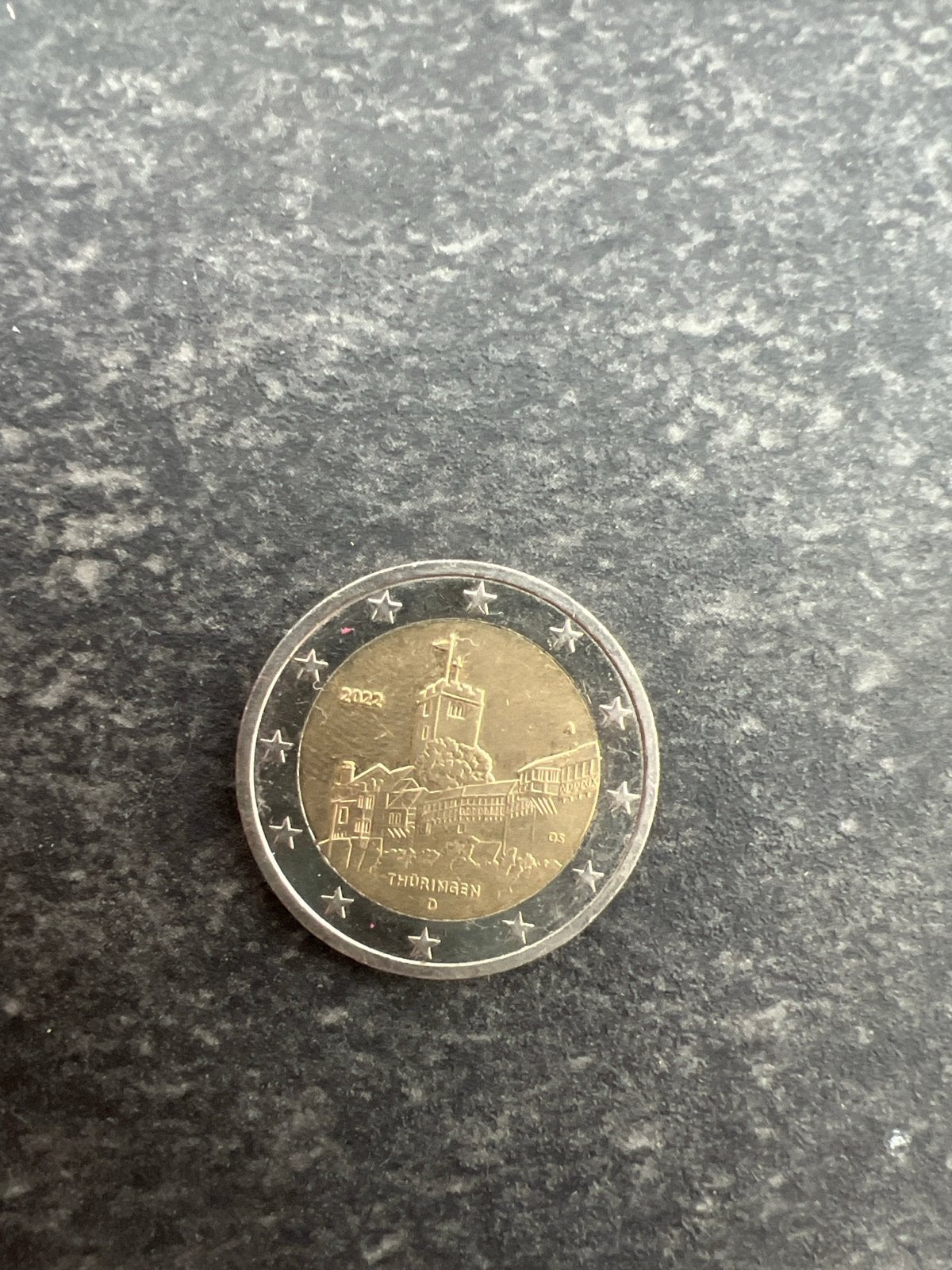 2 Euro munt Duitsland 2022 - Thüringen, Postzegels en Munten, Munten | Europa | Euromunten, Ophalen of Verzenden, Duitsland, 2 euro