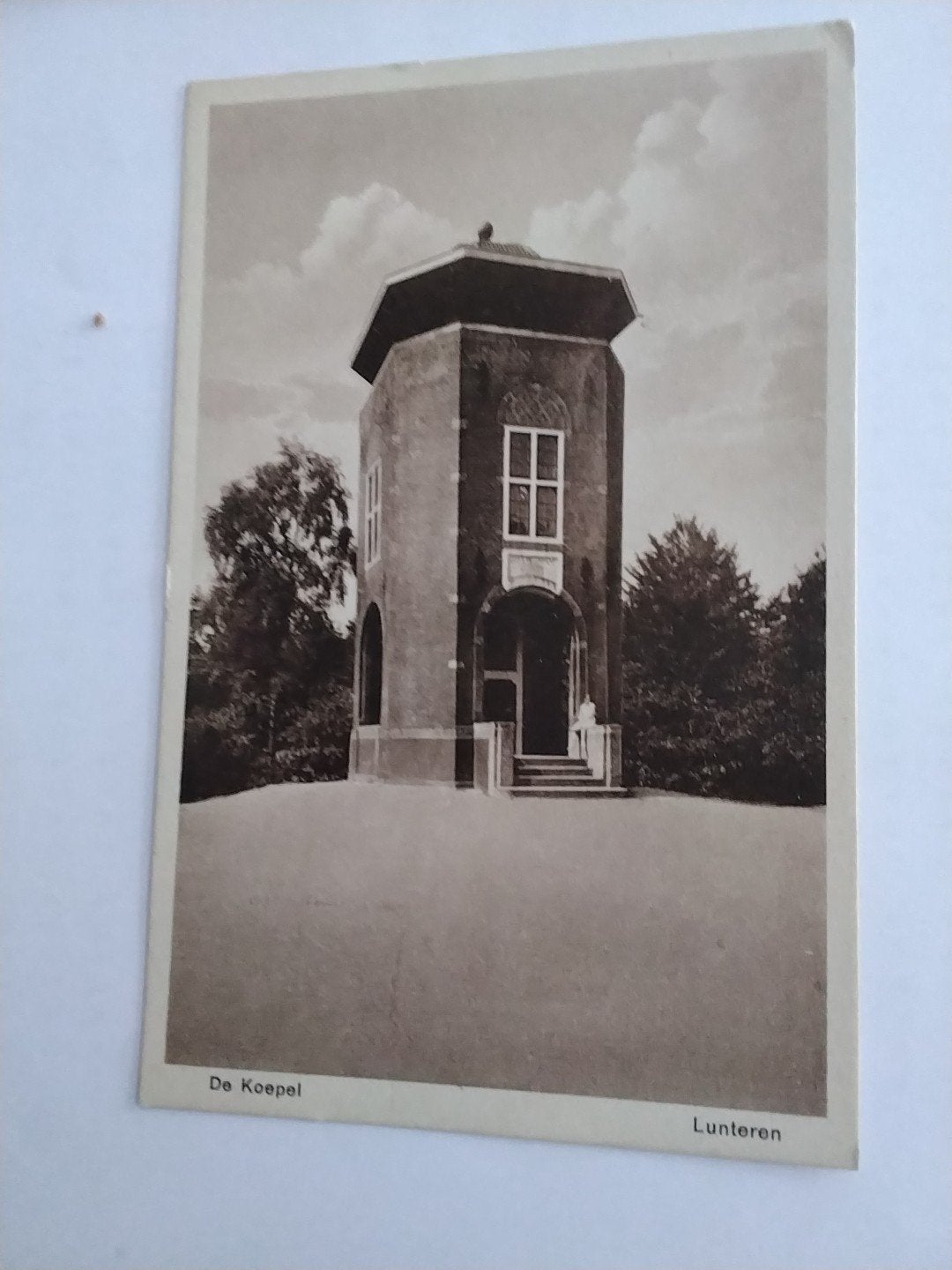 Oude ansichtkaart De Koepel Lunteren, Gelopen, Ophalen of Verzenden, 1920 tot 1940, Gelopen, Gelderland