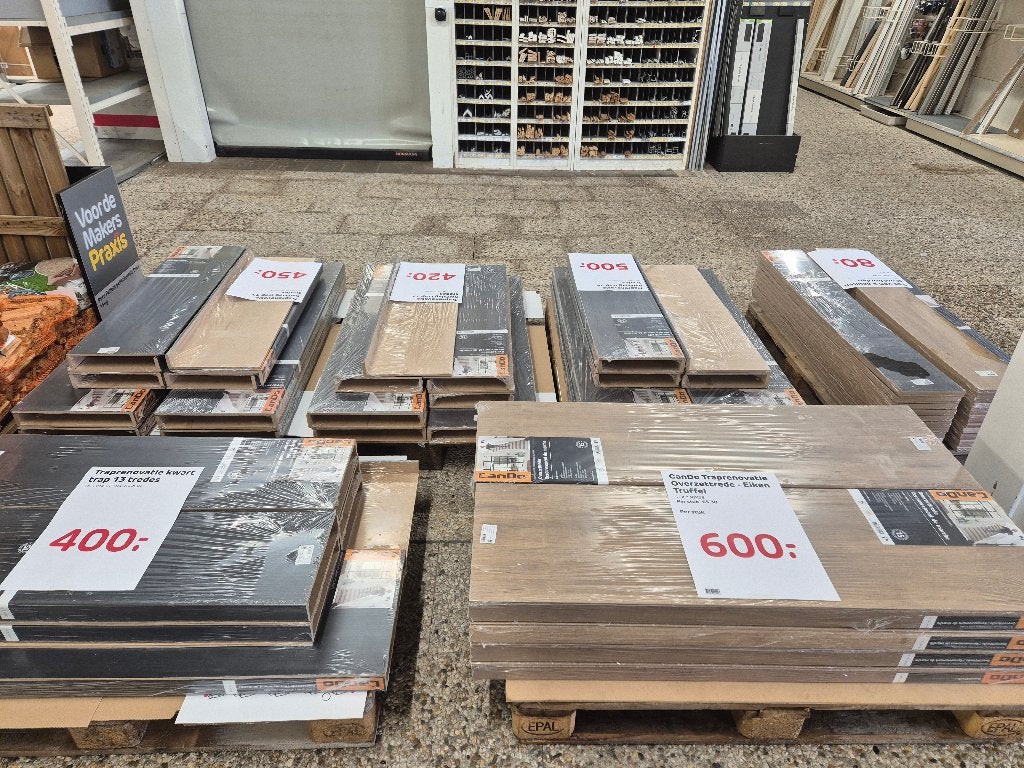 Trap renovatie, Ophalen, Nieuw