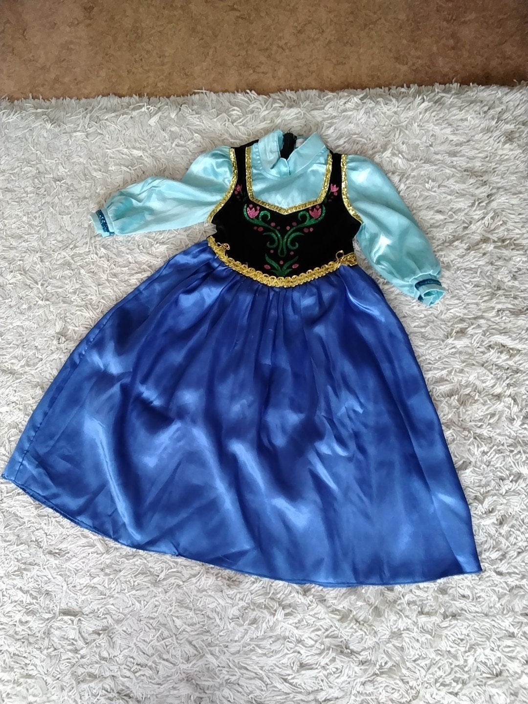 Prachtige Anna jurk (Frozen) voor meisjes mt 104, Ophalen of Verzenden, Zo goed als nieuw, 104 of kleiner, Meisje