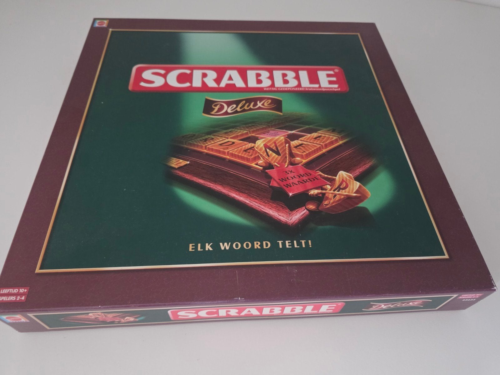 Scrabble Deluxe Bordspel - helemaal nieuw, nooit gebruikt, Hobby en Vrije tijd, Gezelschapsspellen | Bordspellen, Een of twee spelers