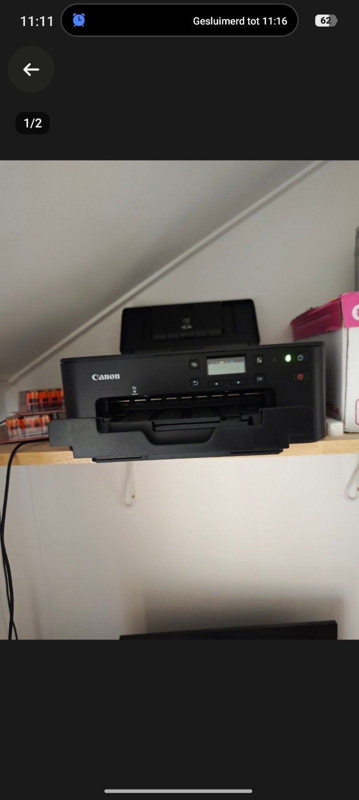 Canon Pixma TS705 Inkjetprinter - PGBK printkop defect, Computers en Software, Ophalen, Kleur printen, Canon, Printer