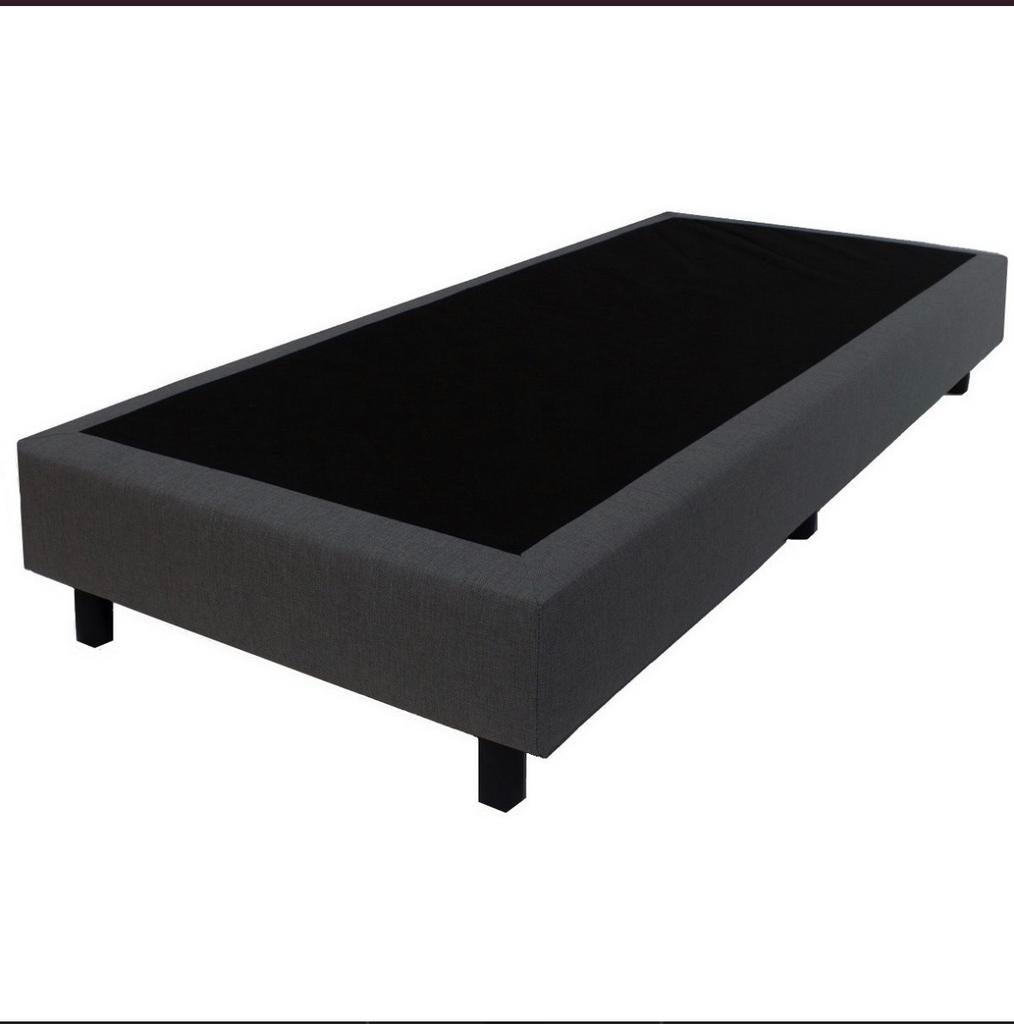 GRATIS Zwarte boxspring 200x70  - Gebruikt maar functioneel, Huis en Inrichting, Slaapkamer | Boxsprings, Gebruikt, 70 cm of minder