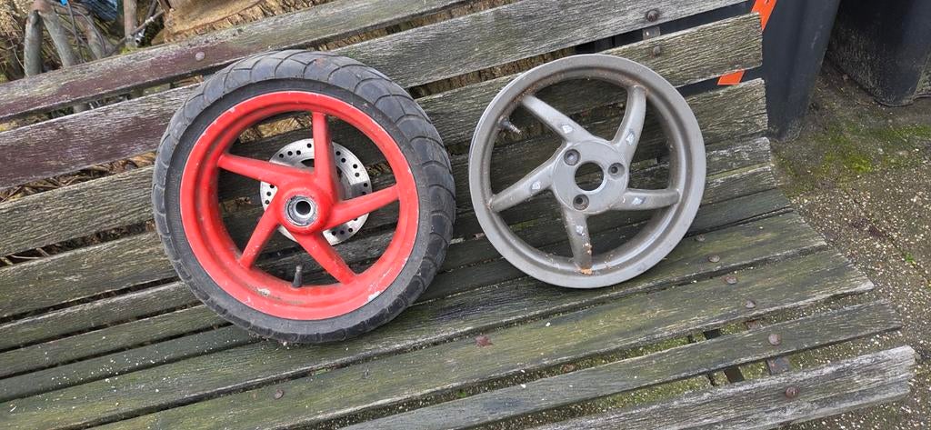Aprilia SR Velgen Set - Minarelli/Piaggio, Ophalen of Verzenden, Gebruikt, Overige typen, Aprilia