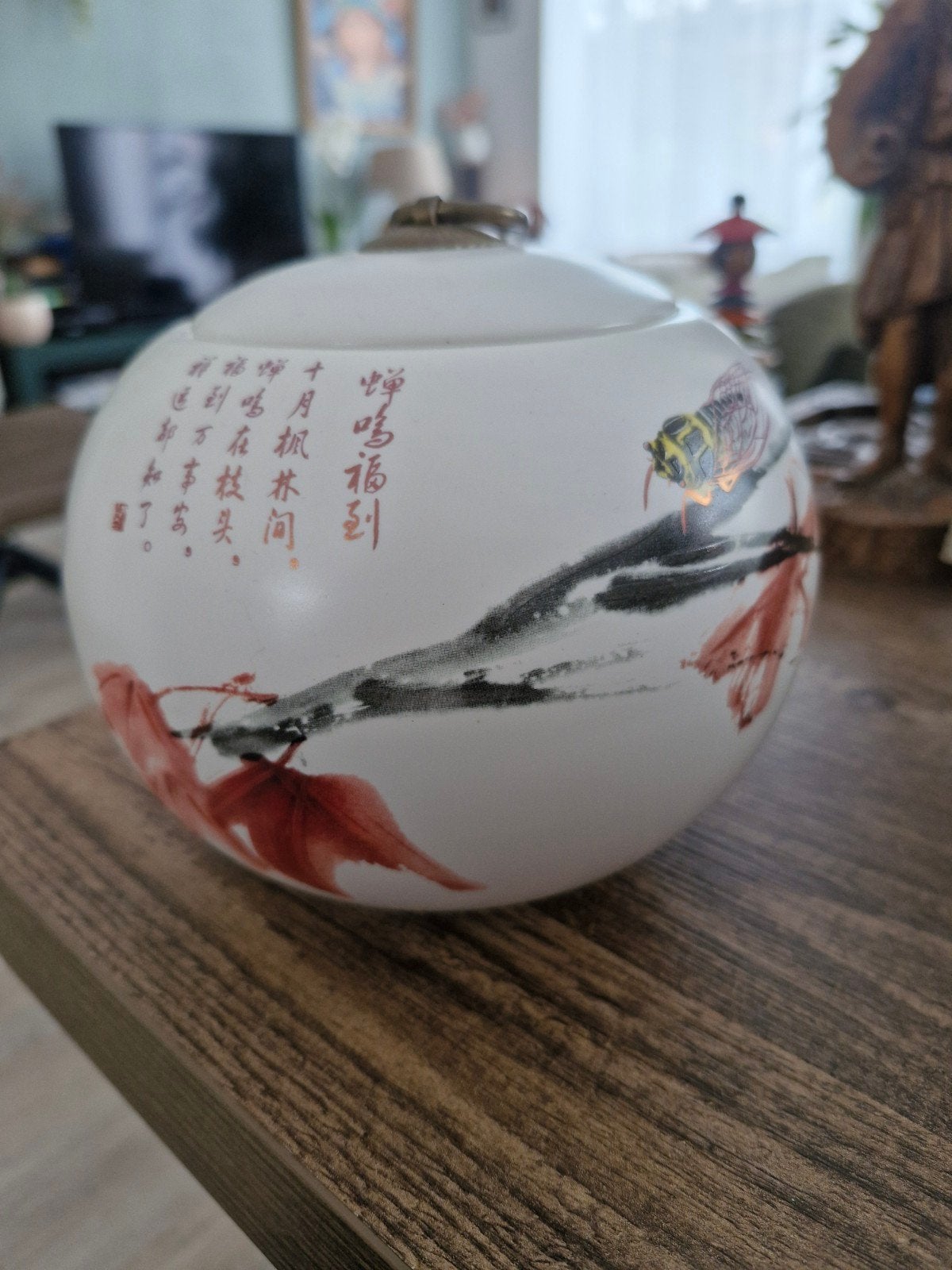 Chinese keramische theebus, Huis en Inrichting, Ophalen of Verzenden