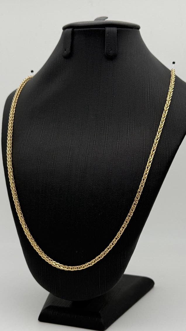 Prachtig 14 karaat gouden vossenstaart ketting 60 cm, Nieuw, Ophalen of Verzenden, Nvt, Nvt
