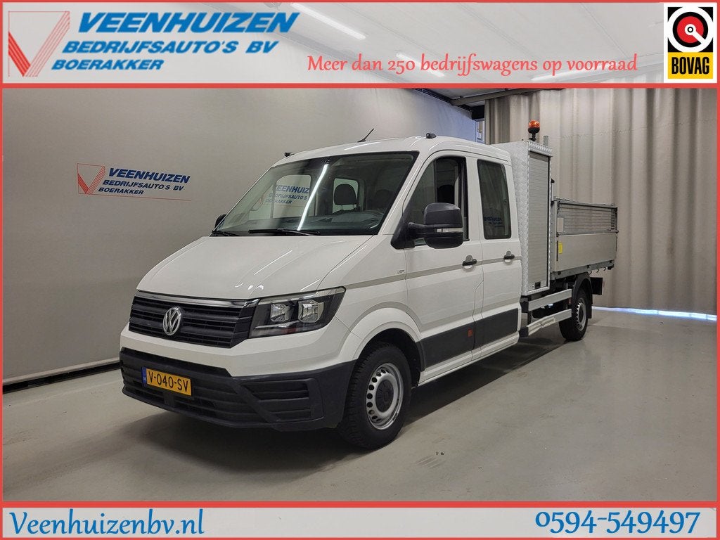 Volkswagen Crafter 2.0TDI Dubbele Cabine Kipper Automaat Eur, Start-stop-systeem, Gebruikt, Euro 6, 4 cilinders