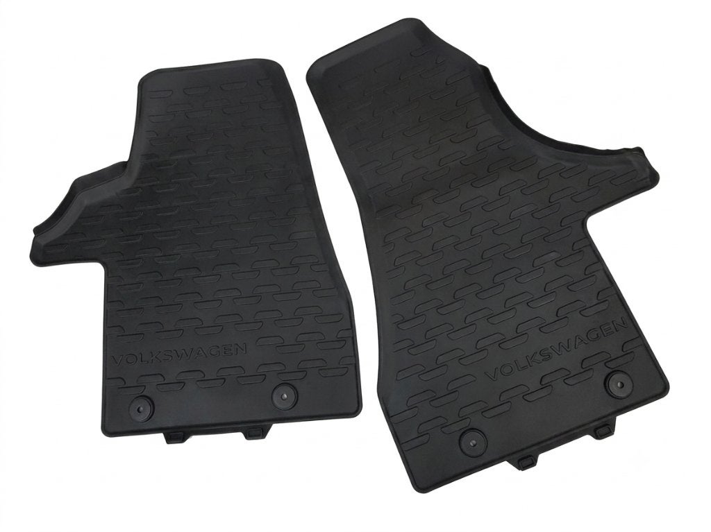 VW T5 T6 Rubber matten Voorvloer cabine origineel Volkswagen, Ophalen of Verzenden, Gebruikt