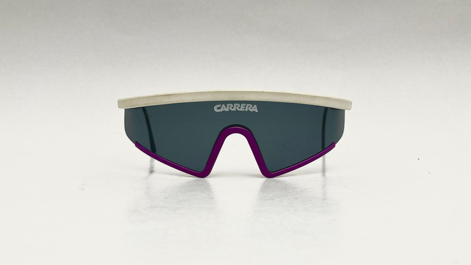 Vintage Carrera 5472 Zonnebril ski bril Wit/Paars, Gebruikt, Zonnebril, Wit, Overige merken