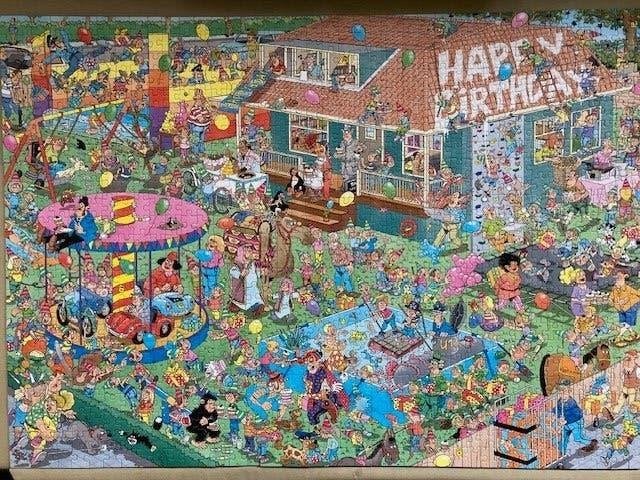JvHaasteren Kinderfeestje 1000st nr 20035 ed 2020/10, Ophalen of Verzenden, 500 t/m 1500 stukjes, Zo goed als nieuw, Legpuzzel