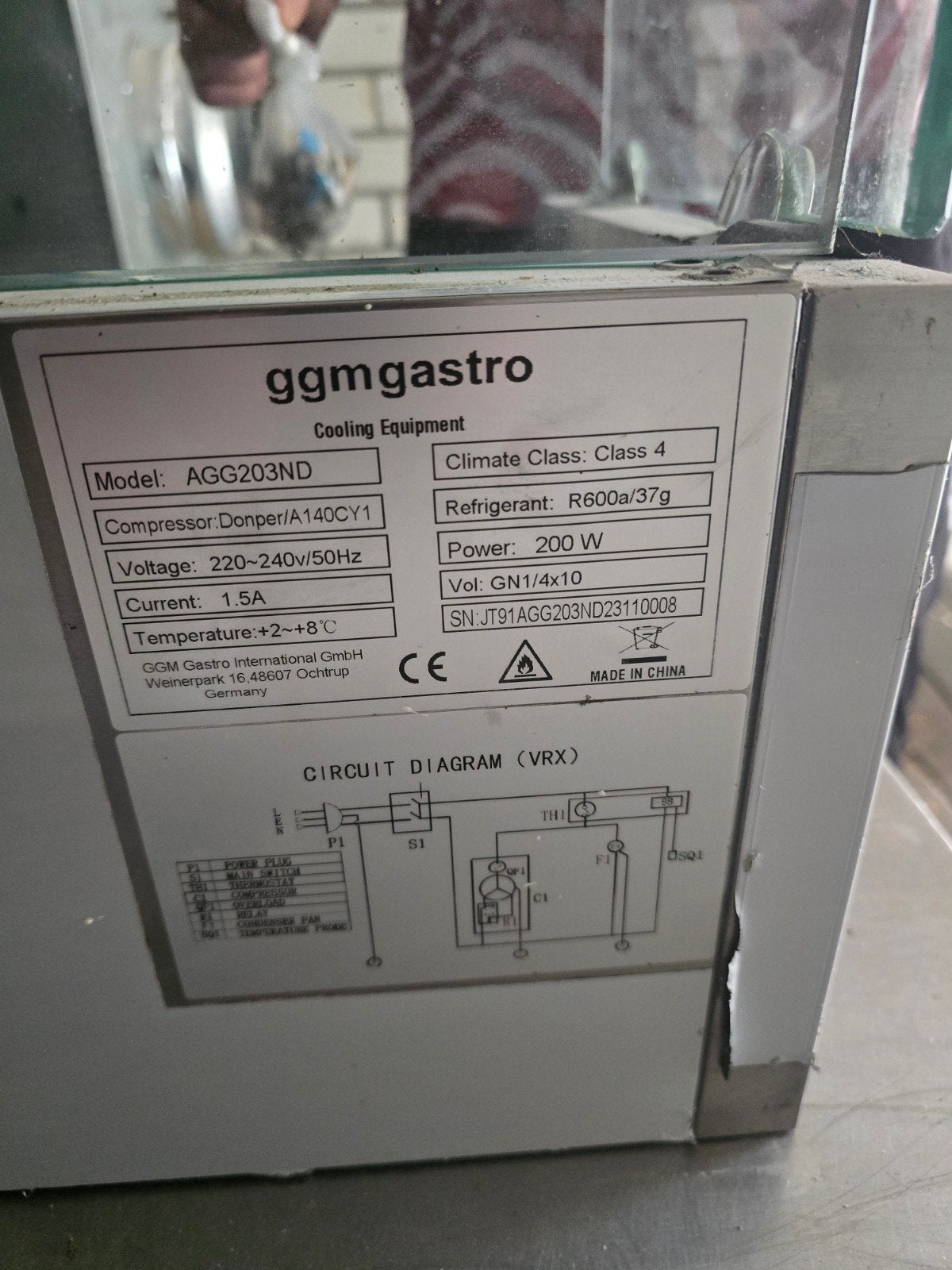 Te koop: GGM Gastro koelvitrine / saladebar – nieuw,, Zonder vriesvak, 200 liter of meer, 60 cm of meer, Nieuw