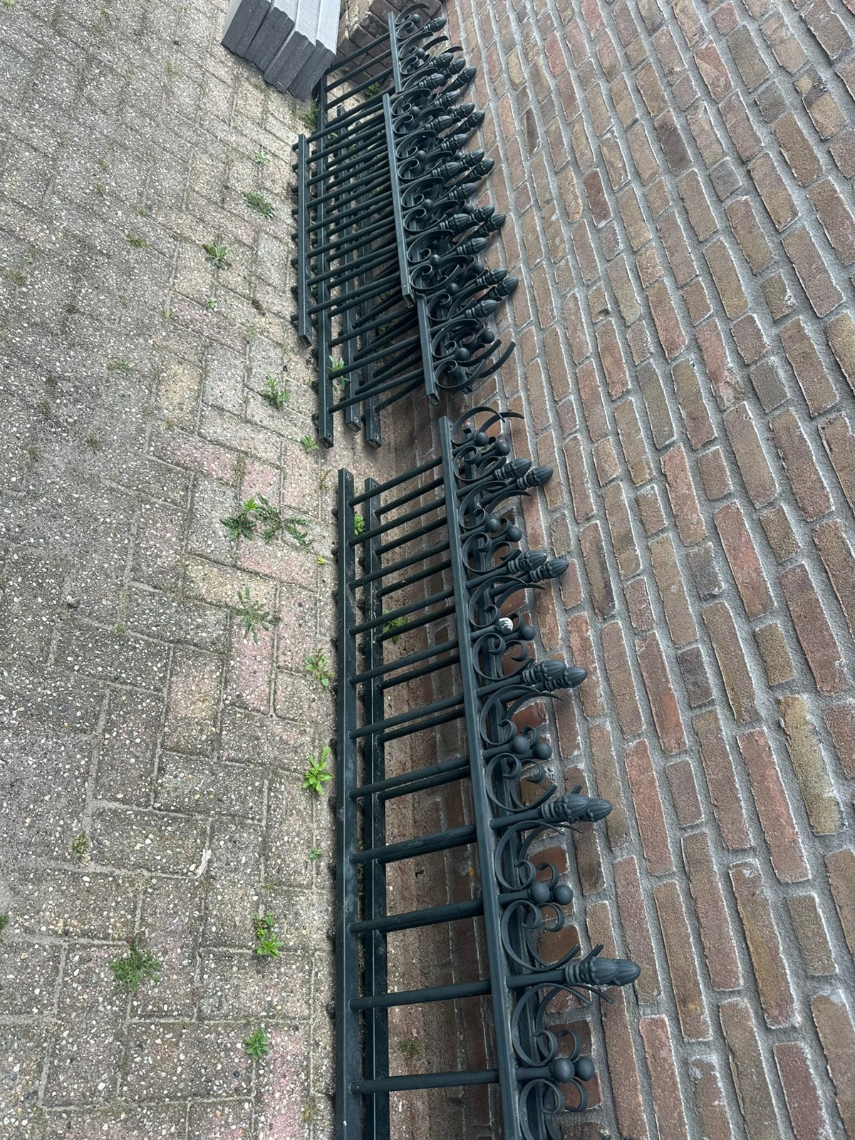 Tuin hekjes ijzeren hekjes, Ophalen of Verzenden, Zo goed als nieuw, IJzer