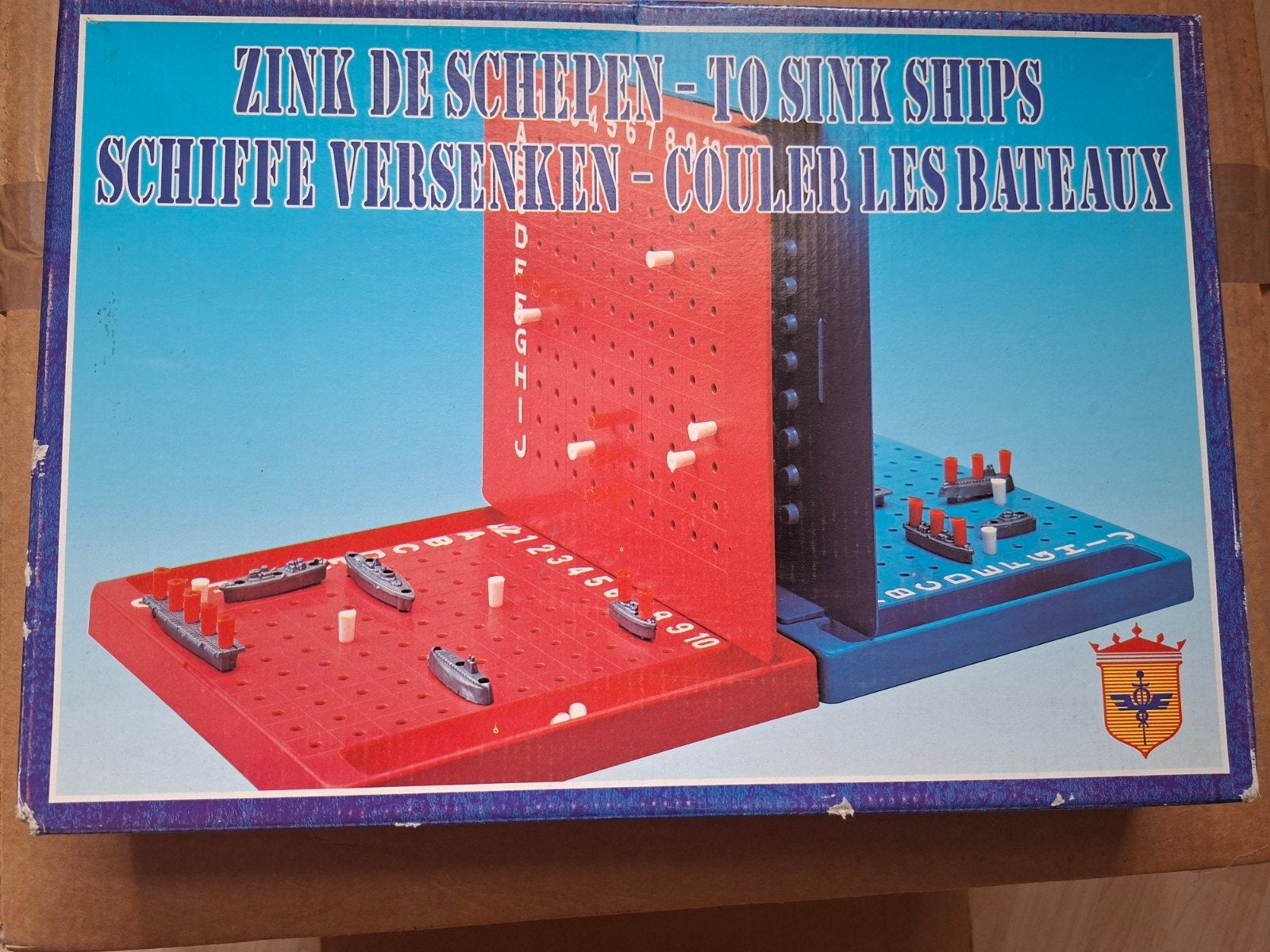 Zink de Schepen - Klassiek Zeeslag Spel, Een of twee spelers, Ophalen of Verzenden, Gebruikt, Onbekend