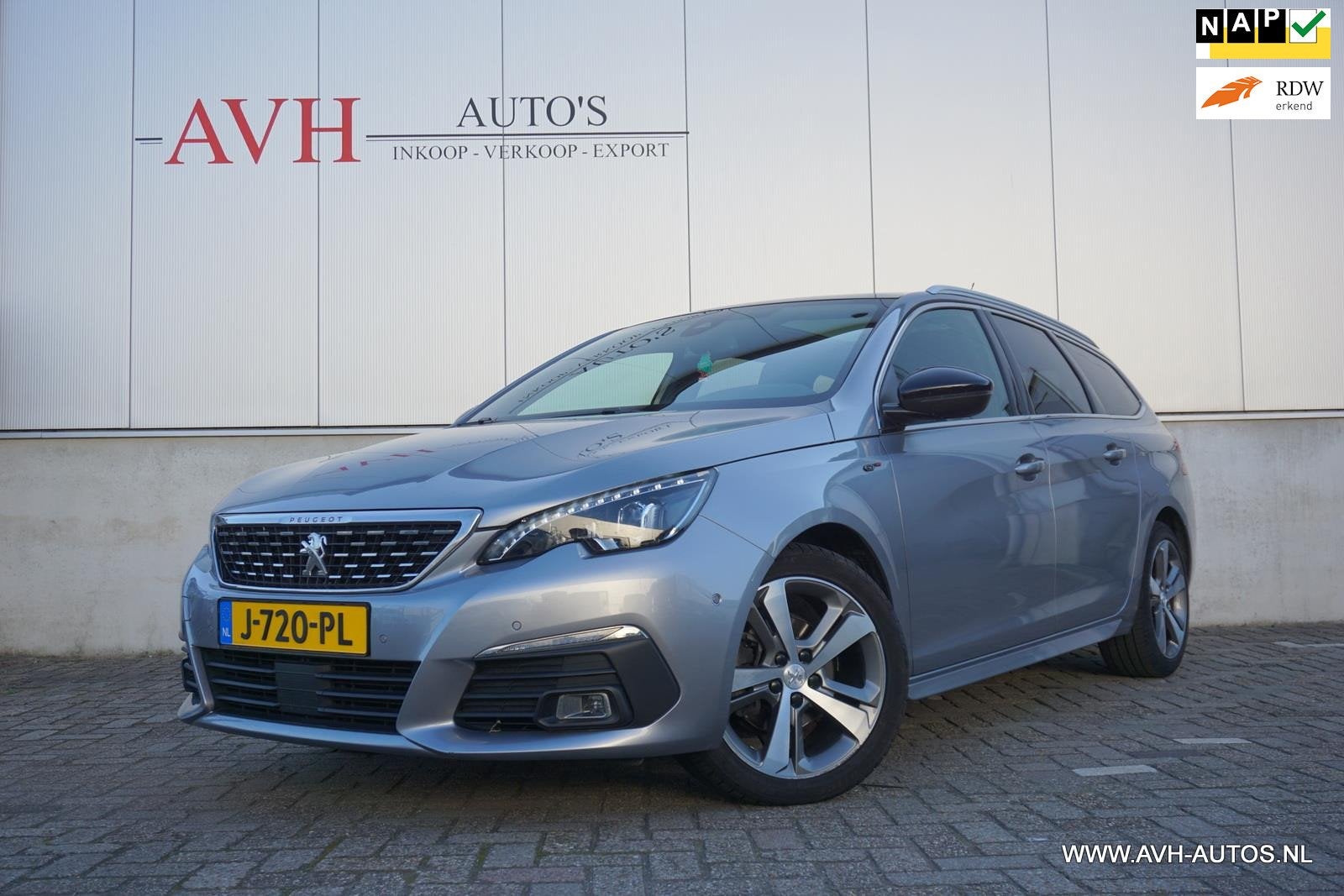 Peugeot 308 SW 1.2 PureTech GT-line, Auto's, Peugeot, Voorwielaandrijving, Stof, Gebruikt, Euro 6
