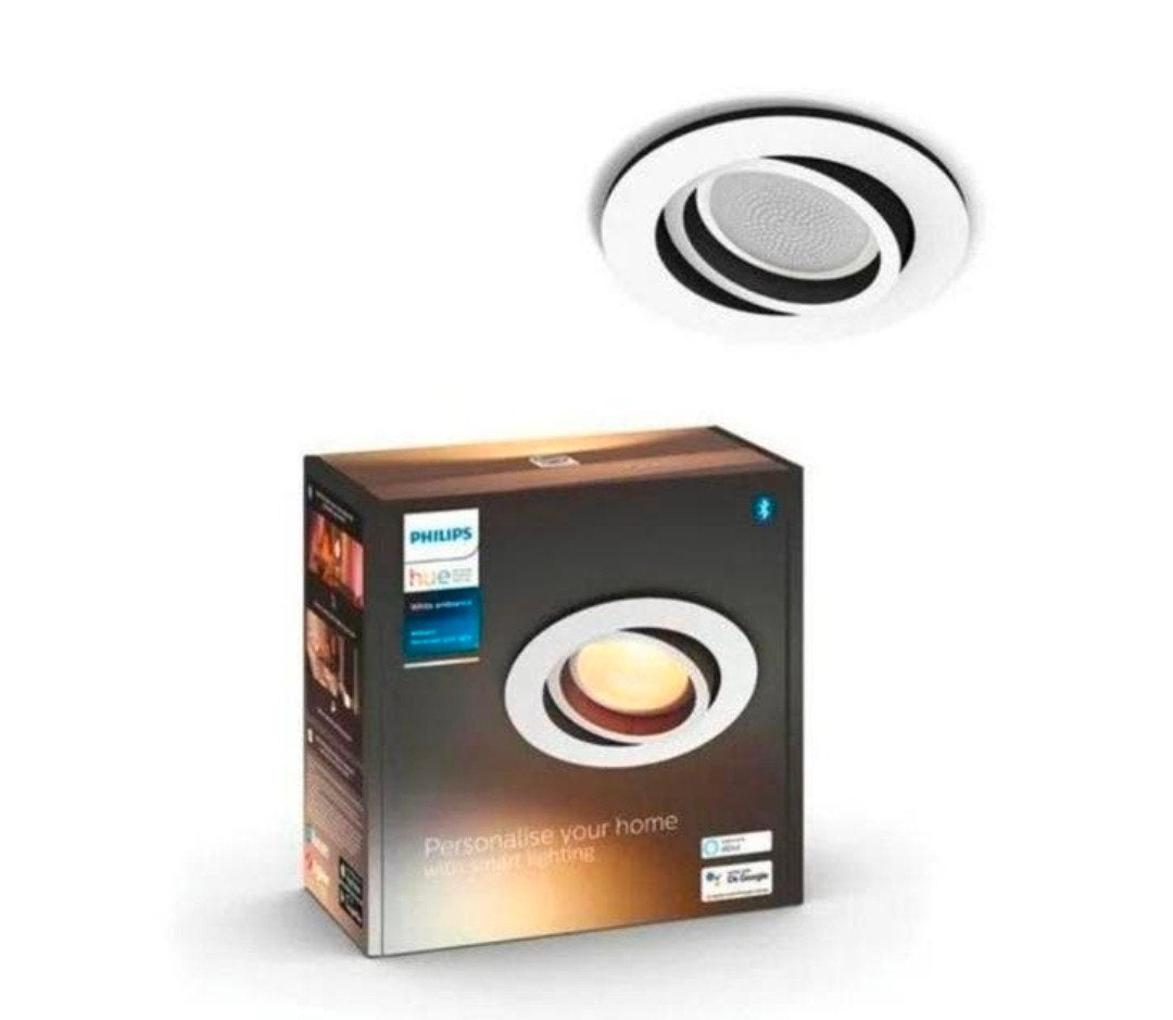Philips Hue Milliskin Inbouwspot White Ambiance 4.2W Nieuw, Ophalen, Nieuw, Plafondspot of Wandspot, Led
