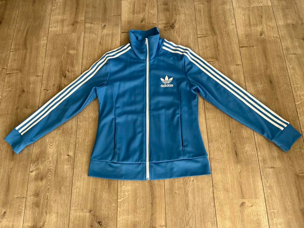 Adidas Originals jack, Ophalen, Zo goed als nieuw, Maat 38/40 (M), Blauw
