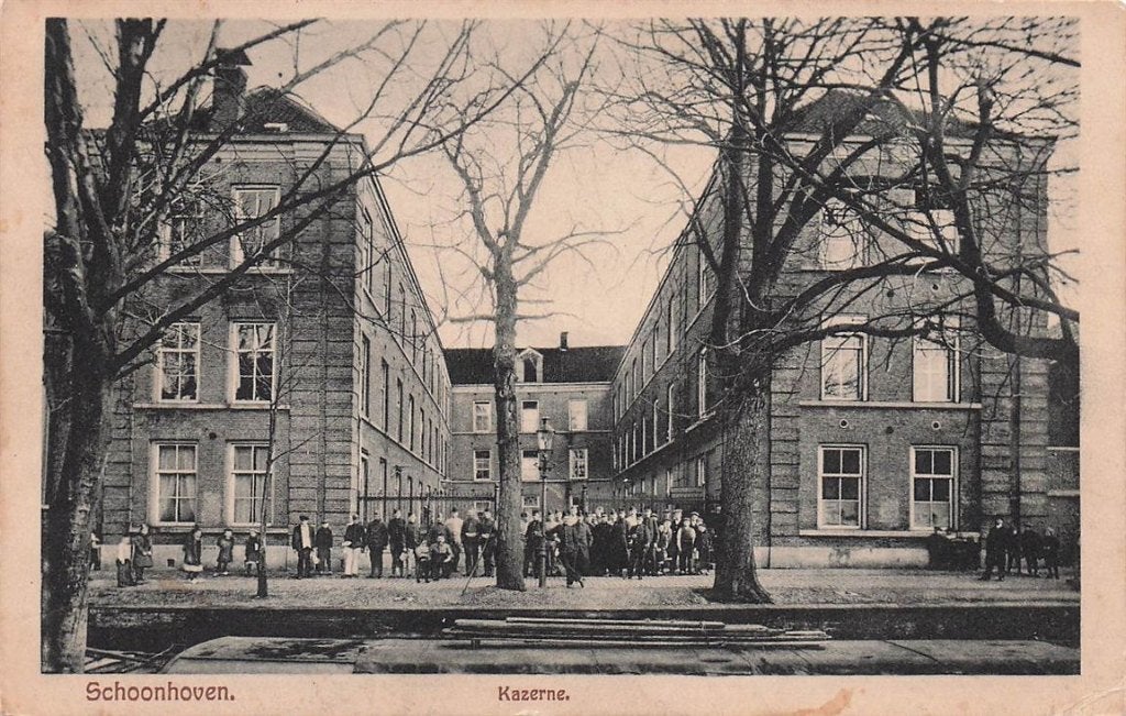 703-142-007 Schoonhoven Kazerne, Verzenden, Voor 1920, Zuid-Holland