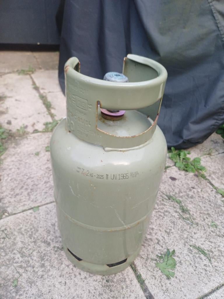 Gas fles 7.2 kg, Ophalen of Verzenden, Gebruikt