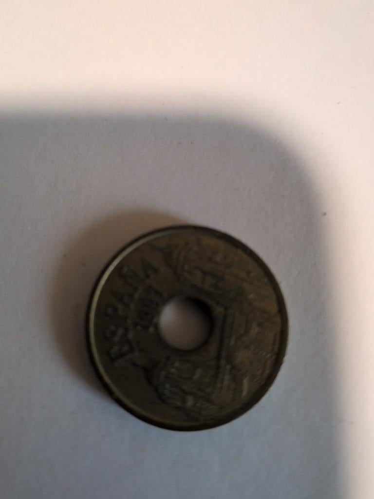 Spaanse 25 Pesetas munt (1997), Ophalen of Verzenden