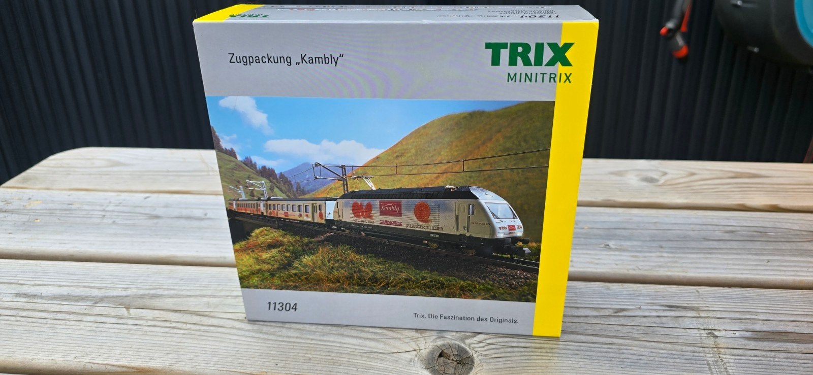 minitrix 11304 "Kambly" Re465 met 6 rijtuigen top ovp!, Ophalen of Verzenden, Gelijkstroom, Wagon, Trix