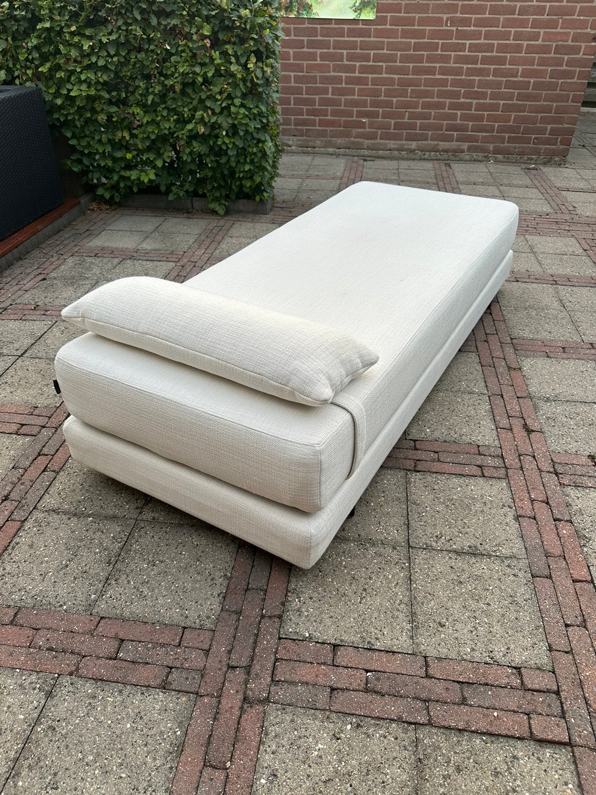 Softline Bed/Slaapbank, Ophalen of Verzenden, Zo goed als nieuw, Twijfelaar, 120 cm