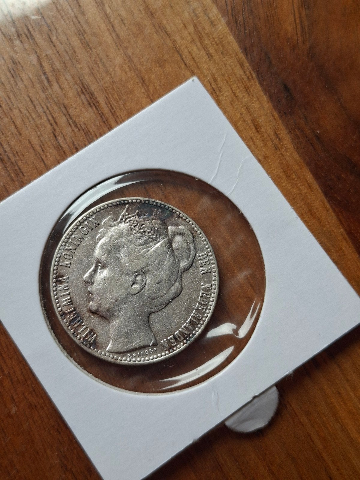 1 gulden 1905 wilhelmina, Postzegels en Munten, Munten | Nederland, 1 gulden, Zilver, Ophalen of Verzenden, Koningin Wilhelmina