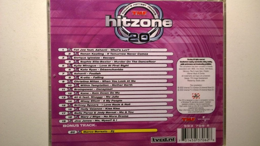 Hitzone 20, Ophalen of Verzenden, Zo goed als nieuw, Pop, Album