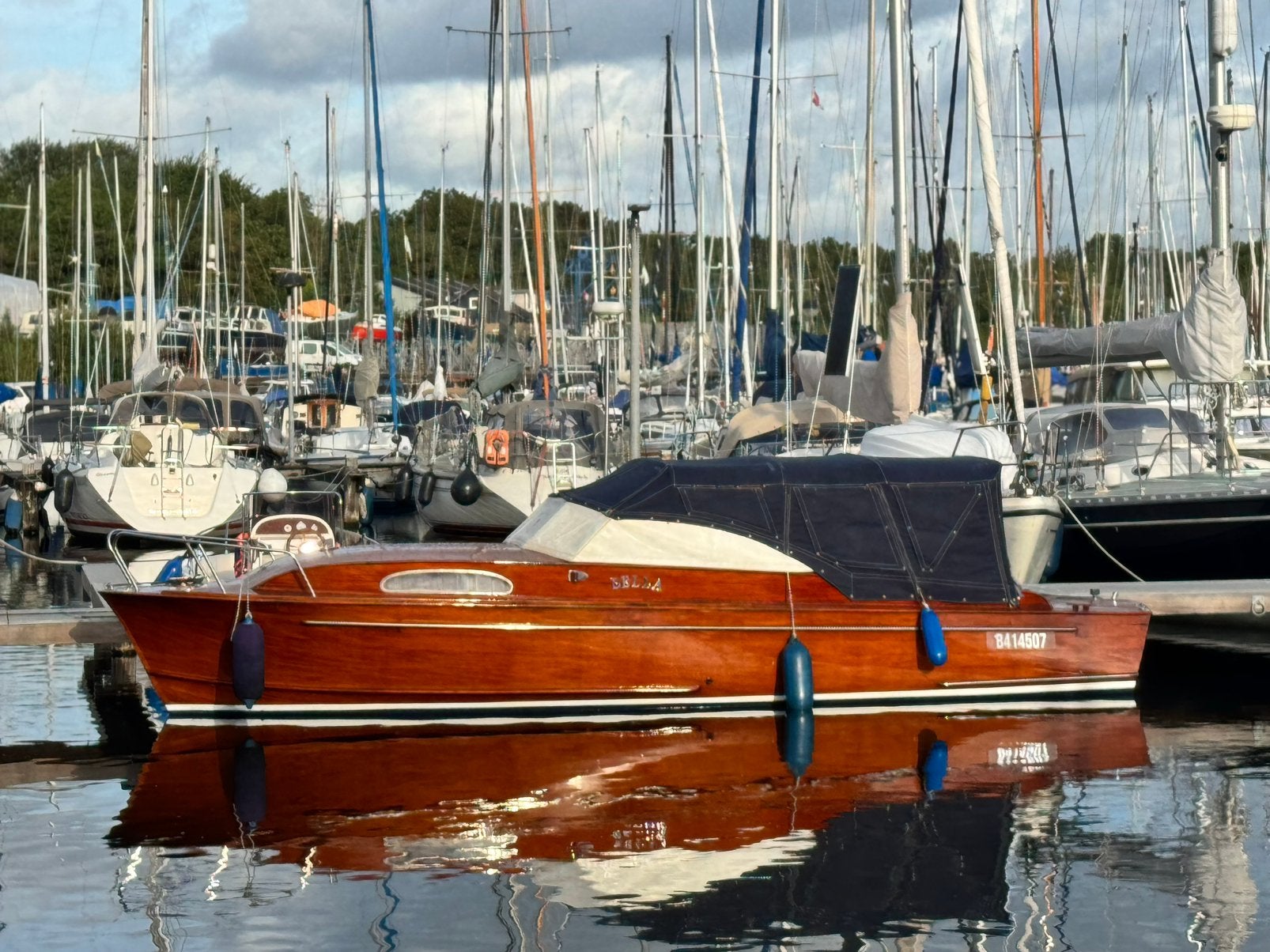 1951 Norrvikens Bảtvarv Vätö, Watersport en Boten, Gebruikt, Binnenboordmotor, Hout, Navigatie