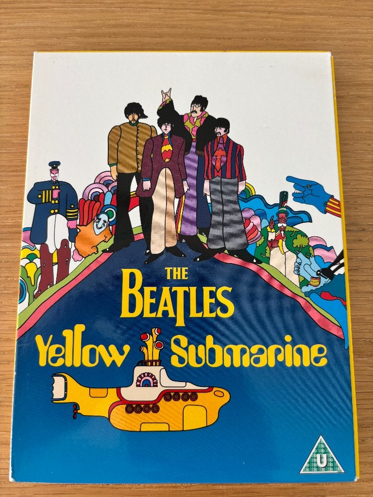Dvd - the beatles - Yellow Submarine, Ophalen of Verzenden, Zo goed als nieuw, Inclusief boekje, Engels