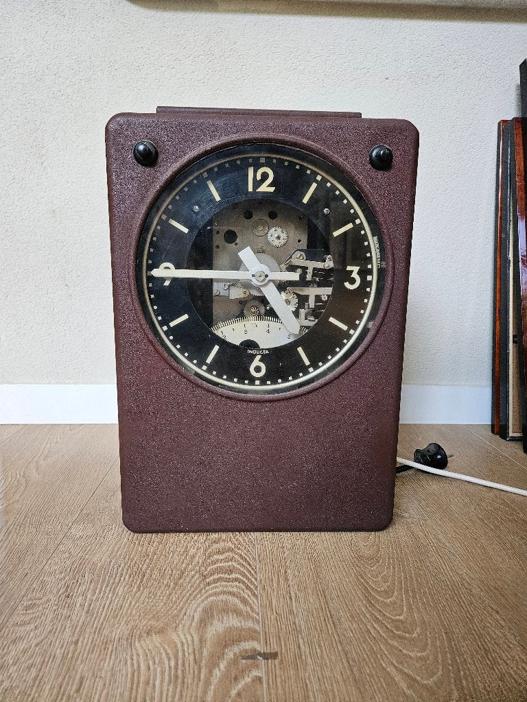 Antieke Master klok Inducta 1946, Antiek en Kunst, Antiek | Klokken, Ophalen