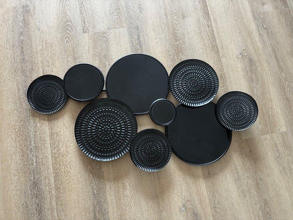 Decoratief wandpaneel zwart, Ophalen, Industrieel, Zwart, Zo goed als nieuw