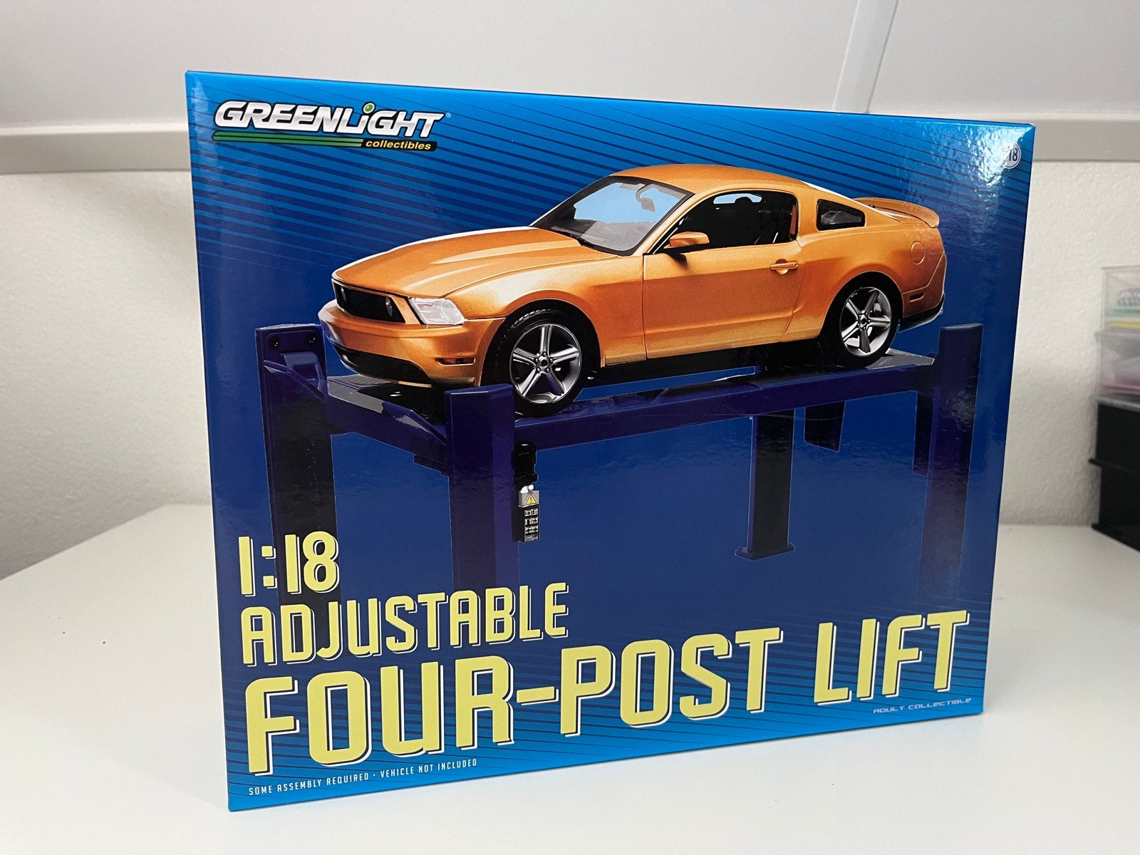 Greenlight 1:18 Verstelbare Vierpalenlift voor Modelauto's, Ophalen of Verzenden, Nieuw, Overige typen, Overige merken